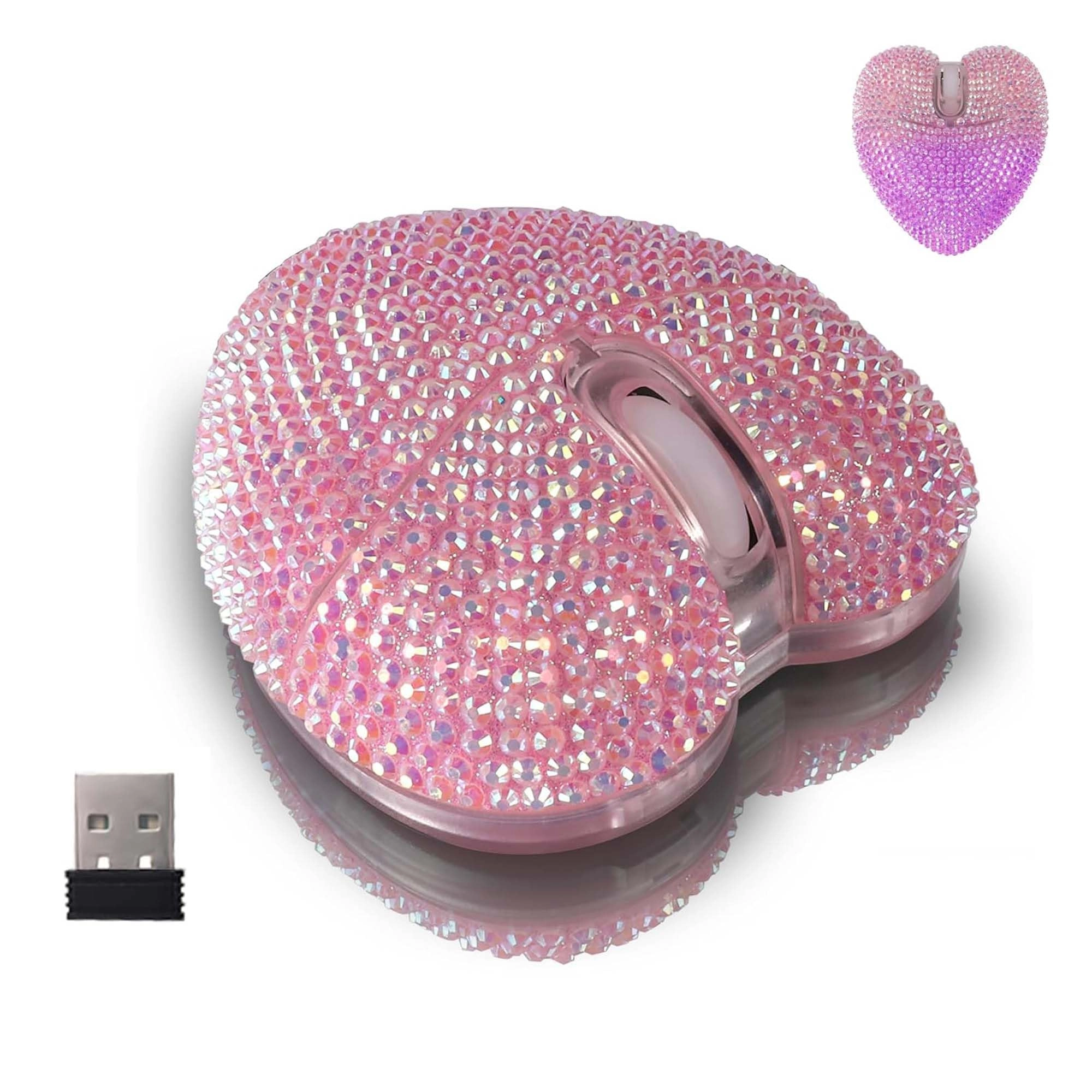 SHIGUANGLI Kabellose Maus in Herzform - Bluetooth USB