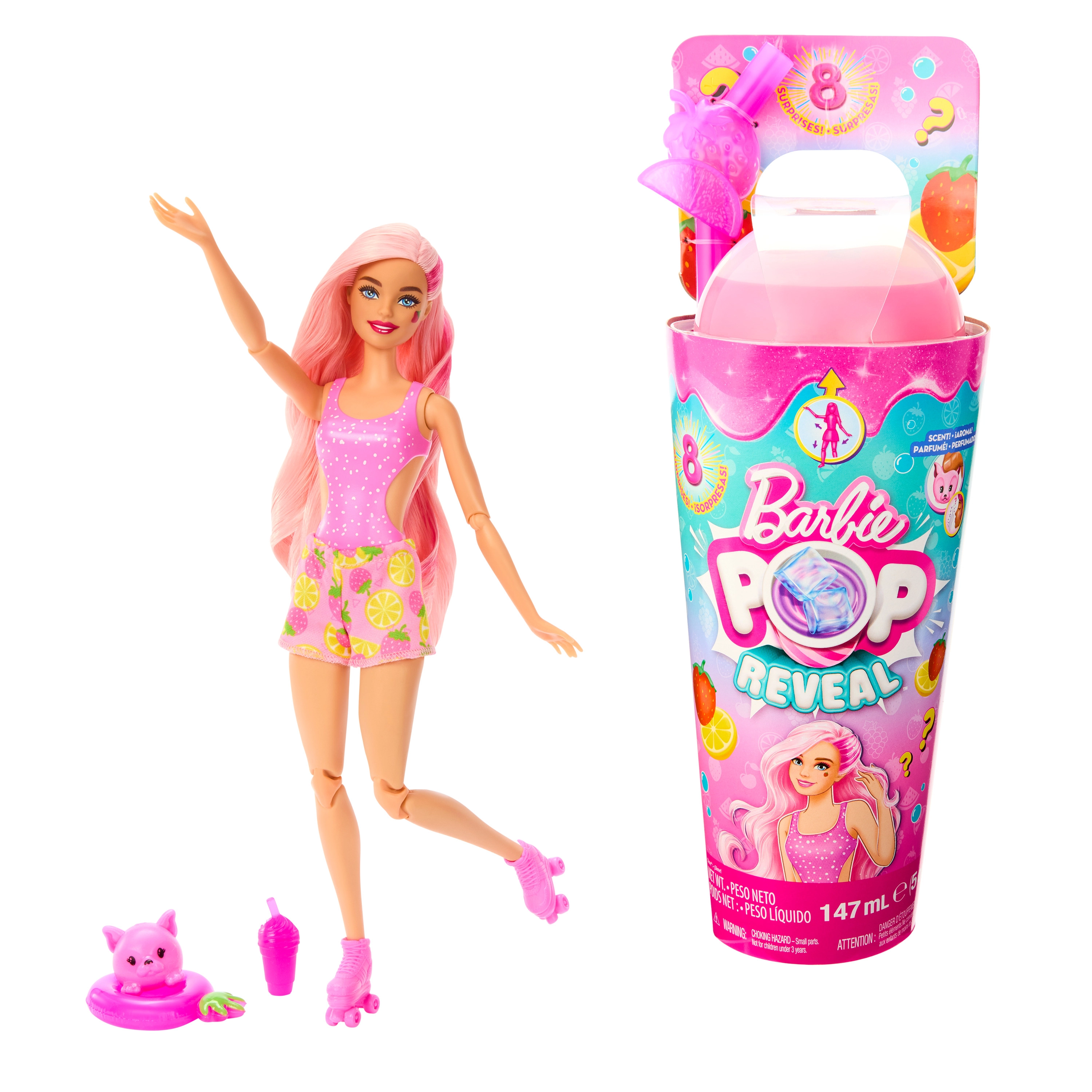 Barbie Pop Reveal Treat Series - Purple Donut Dreams Ages 3+
