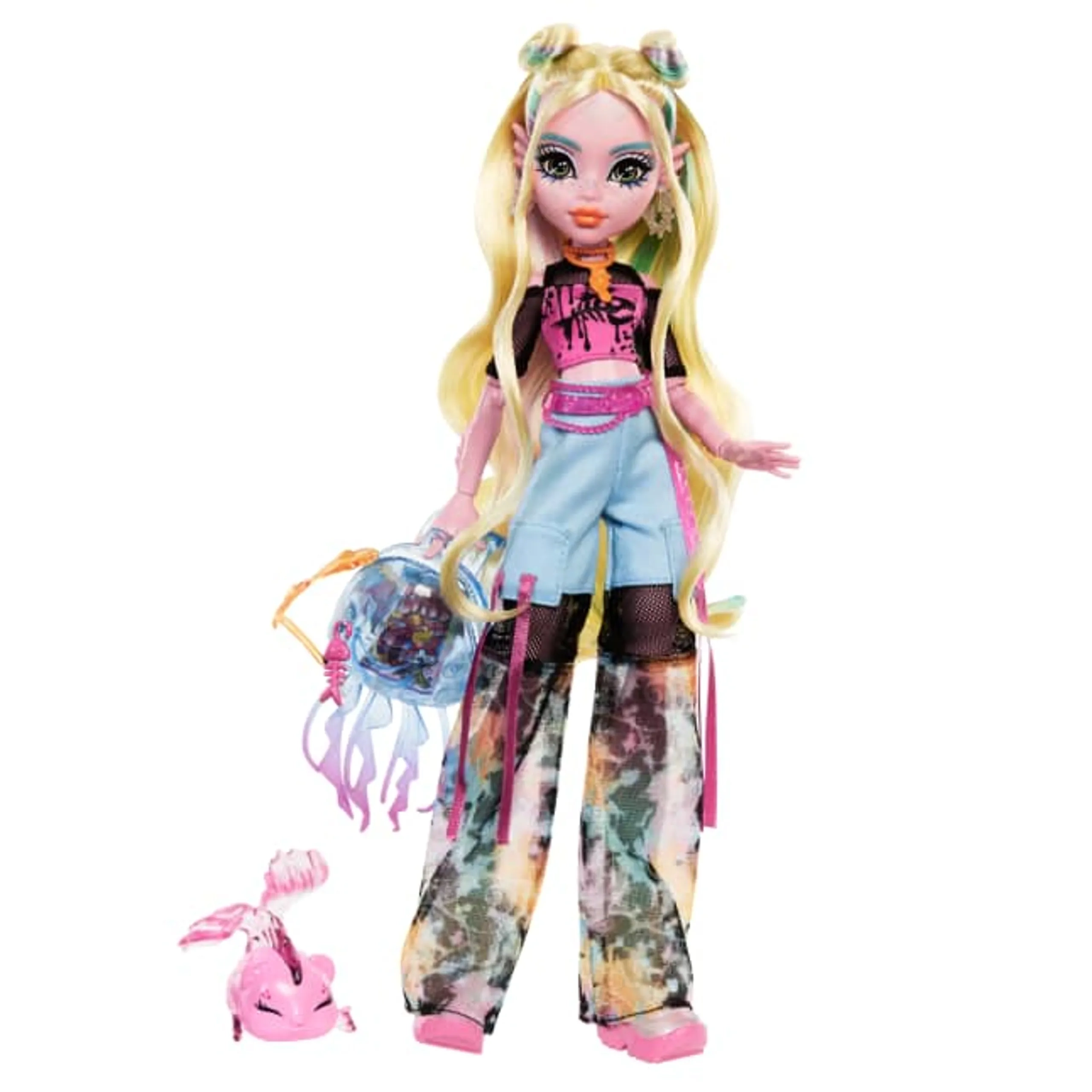 Monster High Lagoona Blue Fashion Doll - Pet Neptuna 32.2 cm Ages 4+