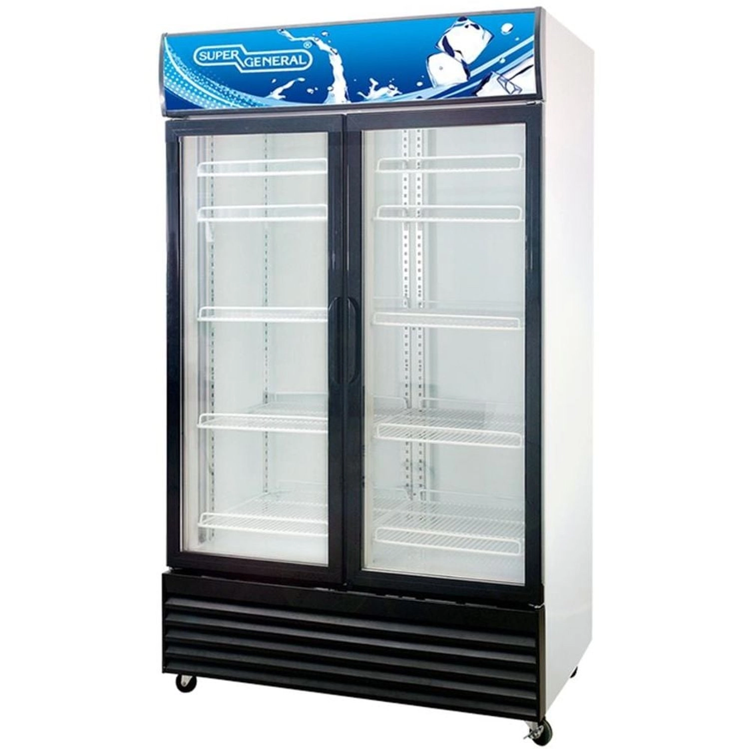 Super General Double Door Upright Bottle Cooler - 480 Liter