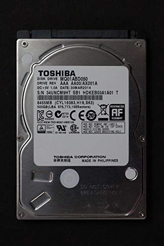 2.5" 5400rpm 8MB SATA 3Gb/s (MQ01ABD050V) - 500 GB