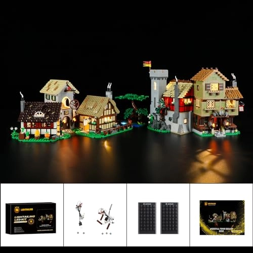 10332 Medieval Town Square - LED Lighting Kit 2 USB