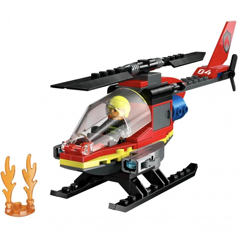 City Fire Rescue Helicopter (60411)