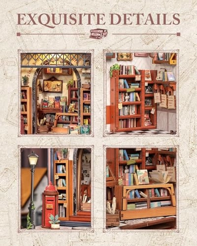 Book Nook Kit - 3D Wooden Puzzle LED