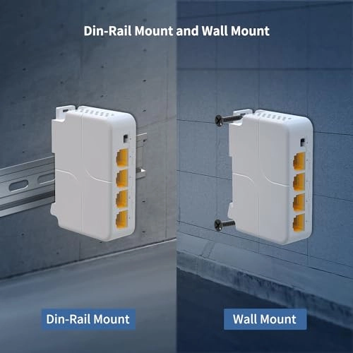 1 in 3 Out Gigabit PoE Extender - 3 Port IEEE 802.3af/at 1000Mbps