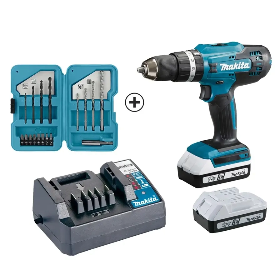 DHP458Z - 18V Impact Driver + BL1840B - Lithium Ion Battery + MAKPAC