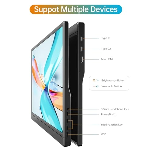 Portable Monitor - WCV156P1 15.6 Inches 1920x1080