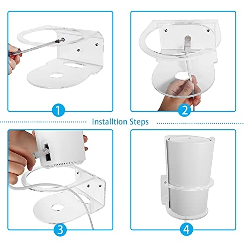 Wall Mount - Pack of 1 Linksys Velop Pro WiFi 6E Mesh System TP-Link Deco X90 AX6600