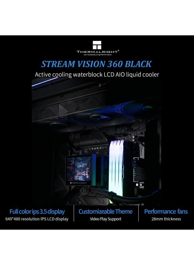 Stream Vision 360 - Three 120x120x28mm