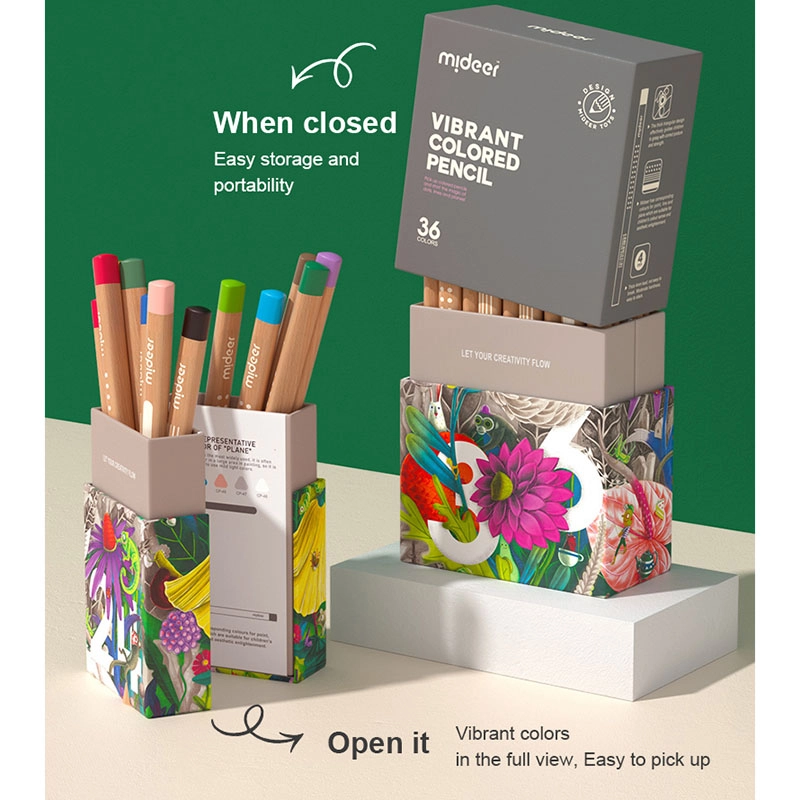 Vibrant Coloring Pencils - 24