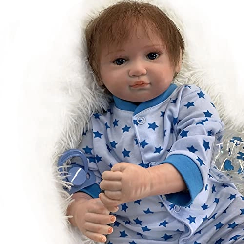 Rebirth Baby Doll - Soft Vinyl Cotton Body Short Hair