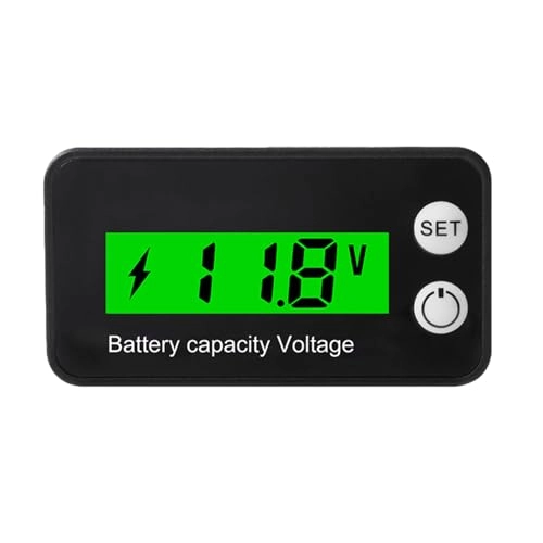 Electric Quantity Tester Ammeter - Large Display Auto Shutoff