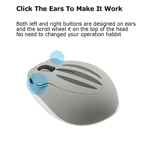 Hamster Shape Optical Mouse - Wireless