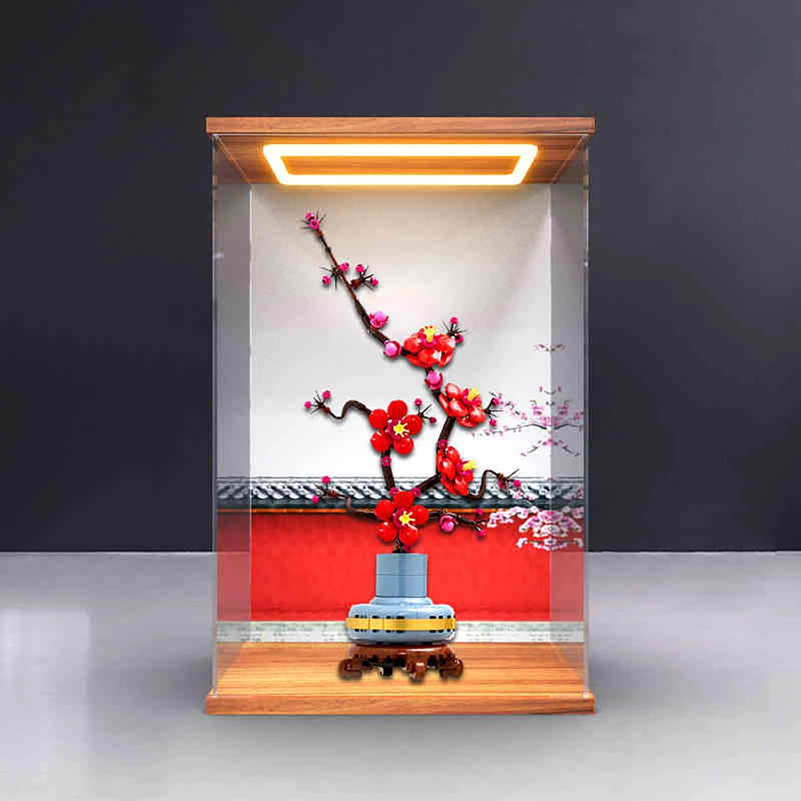 Display Box - 10369 20 x 15 x 40 cm Elegant White Backlight Model