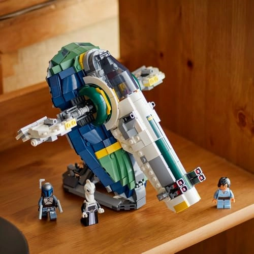 Star Wars LEGO Jango Fett's Starship - Play & Display 3 Minifigures