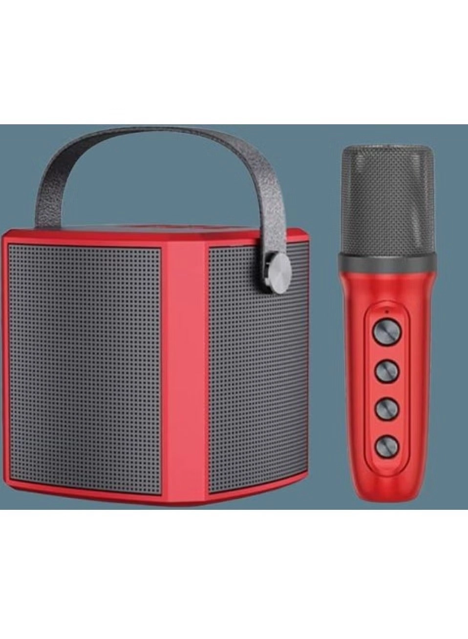 Portable Bluetooth Karaoke Speaker - Rechargeable wireless microphone Type-C charging TF Card support
