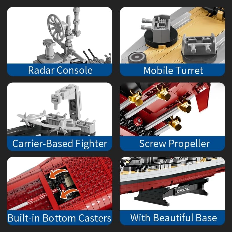 USS Missouri - World War II 2228 pcs