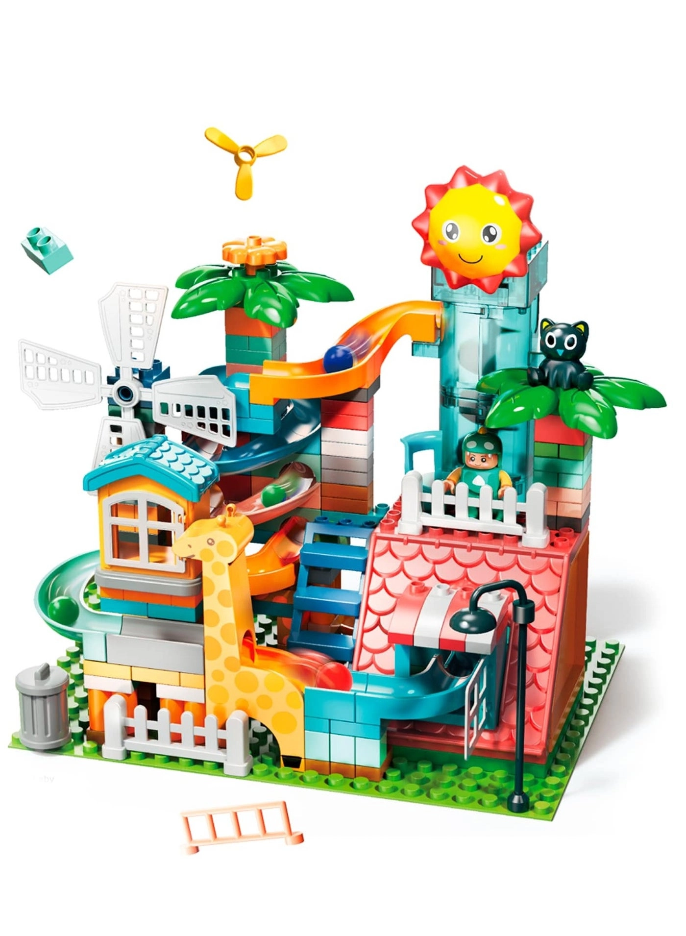 Marble Run Roof Slide - 255 pcs