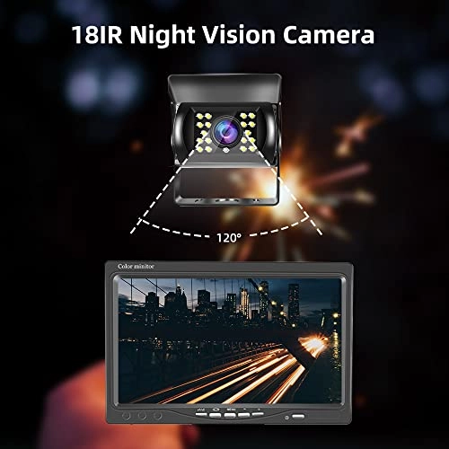 Backup Camera - 18IR Night Vision Wired 800*480