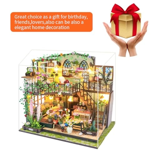 Miniature Wooden Dollhouse Furniture Kit - Creative Room 1:24