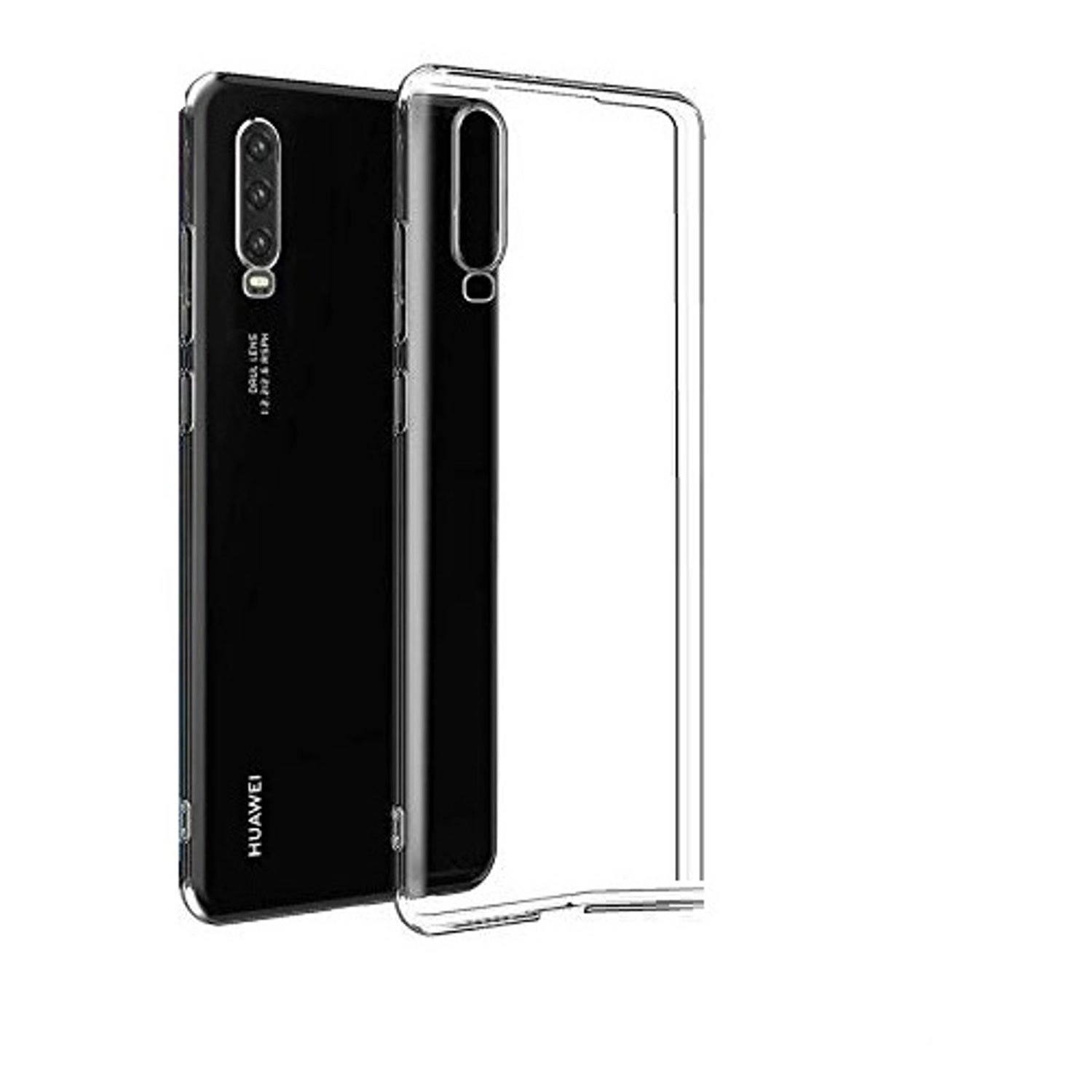 Clear Case + TG Screen Protector Back Case for Huawei P30