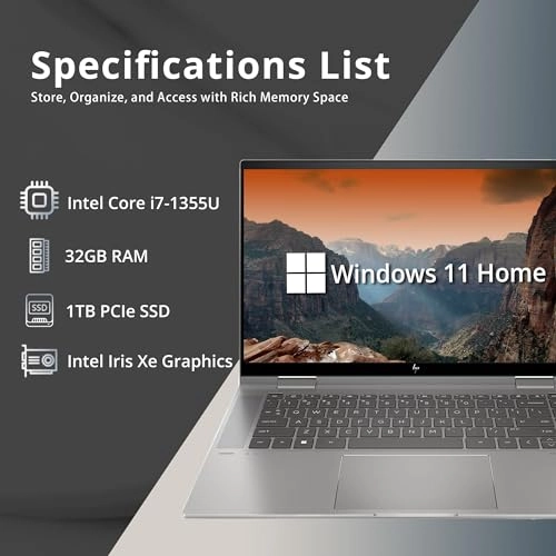 (Open Box) Envy X360 - 15.6'' i7-1165G7 32GB DDR4 1TB SSD