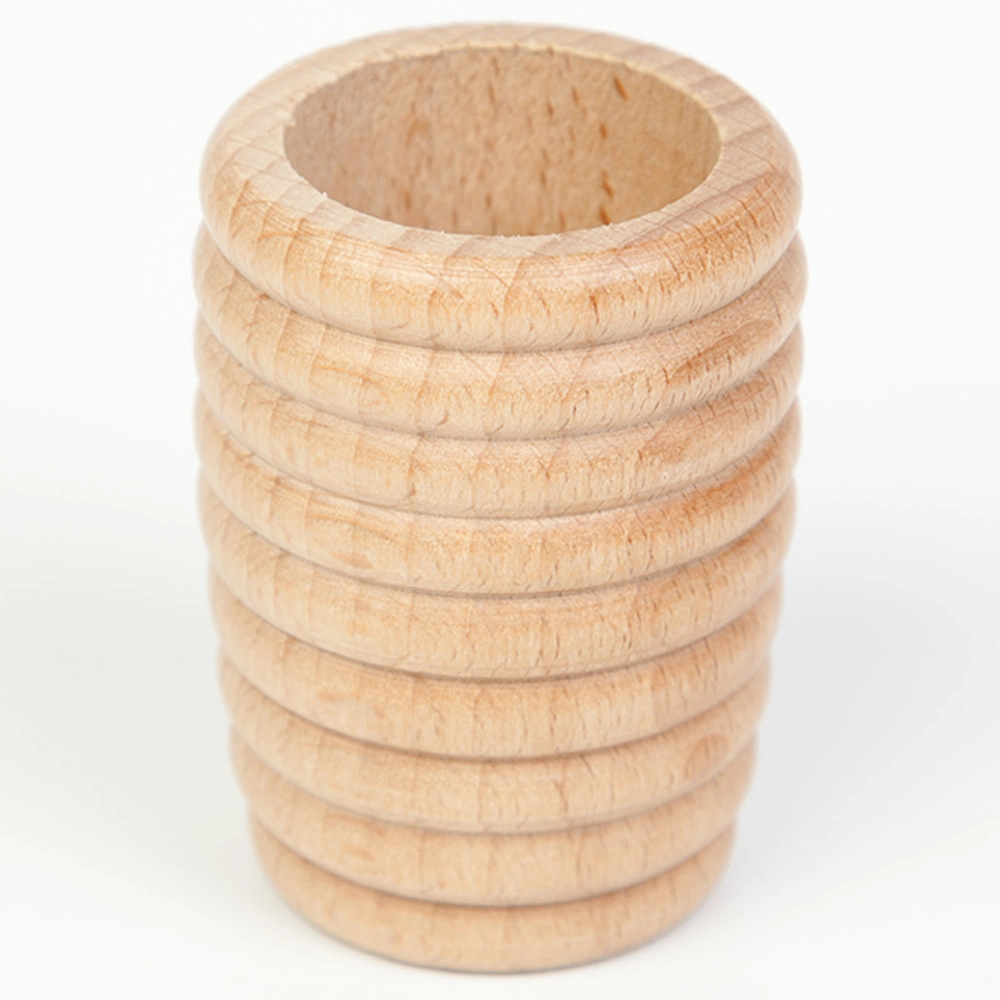 Wooden Honeycomb Beakers - Suitable for 6 months and above 6 pieces