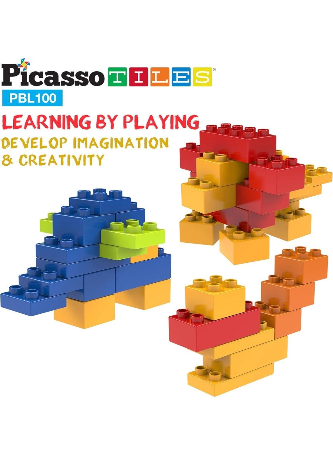 Magnetic Building Blocks - 100pcs