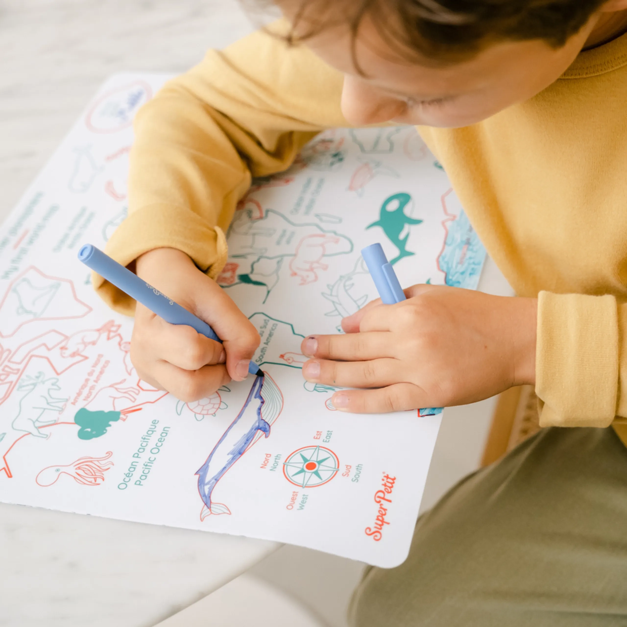 My First World Map Reversible Mats - 3+ years