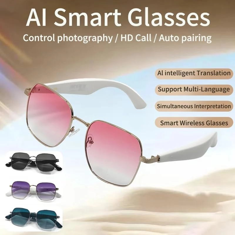 Smart Glasses - AI Translation Bluetooth