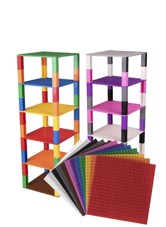 Classic Stackable Baseplates - 92 pcs