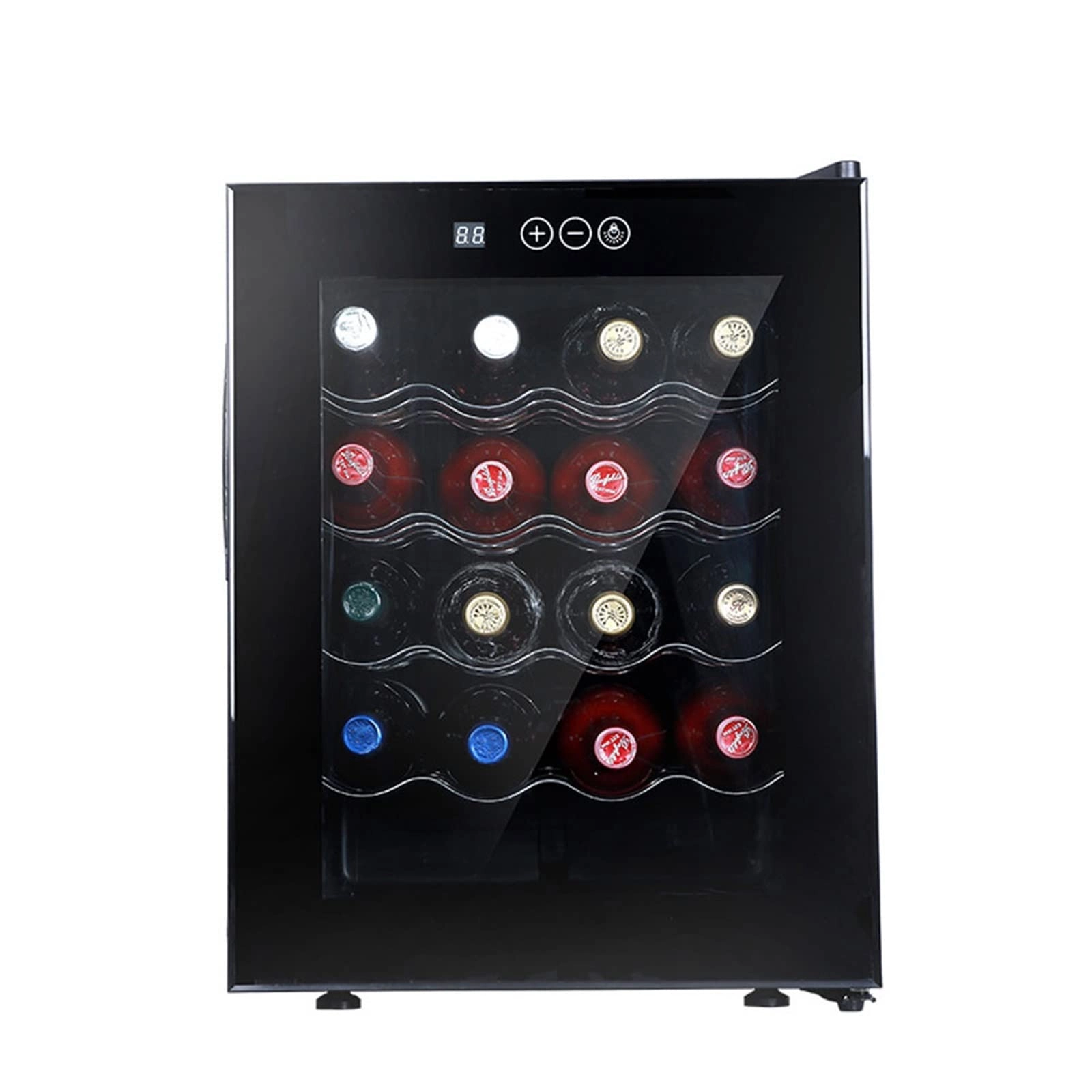 Wine cooler - upper zone and lower zone up to 172 bottles