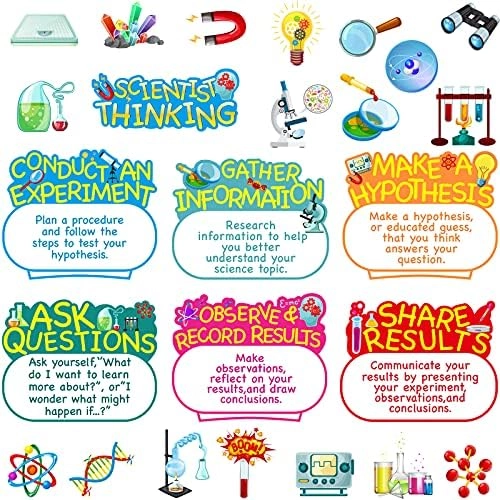 Outus Science Bulletin Board Set - 25 pieces
