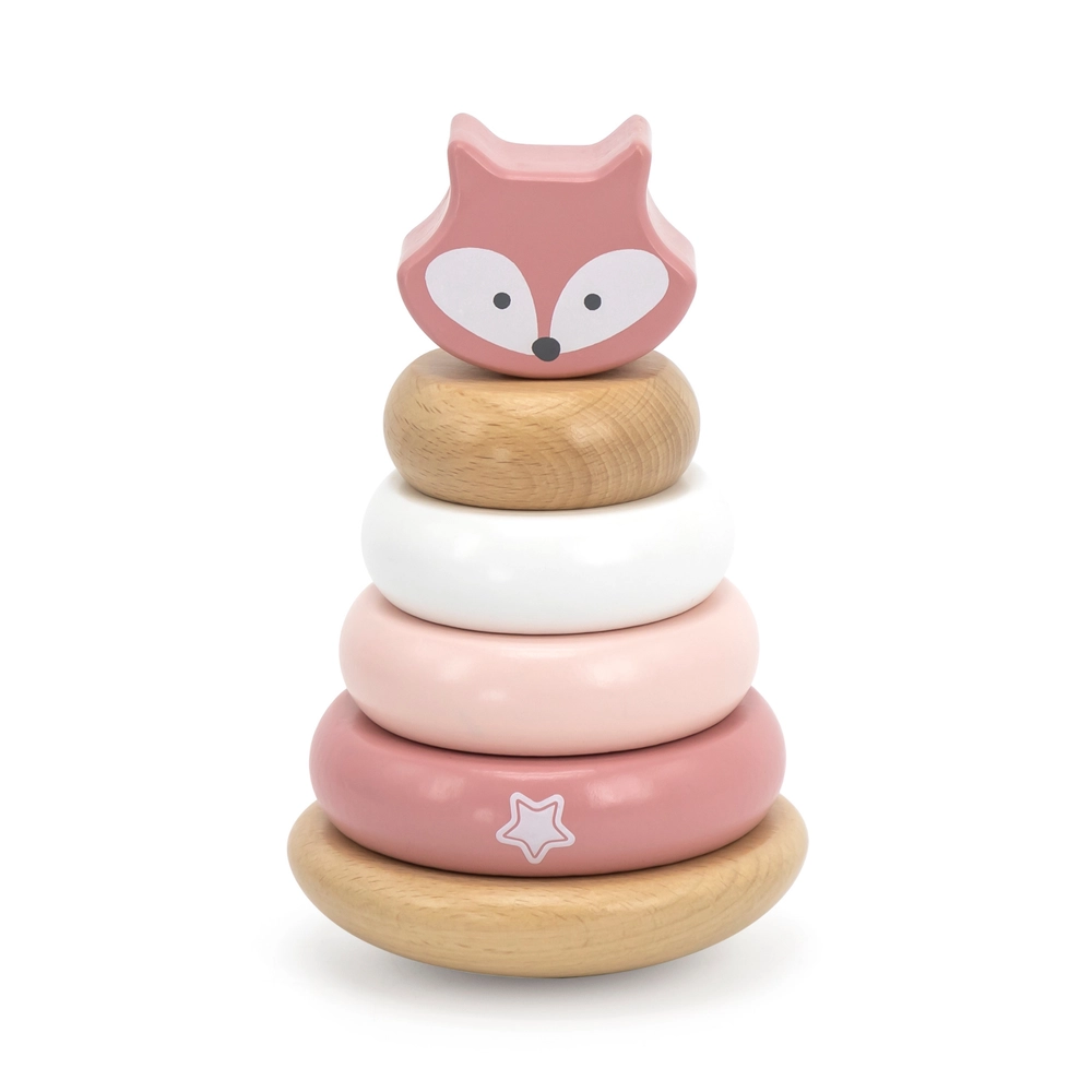 Fox Pull Along And Stacker Toy Set - Two Fox