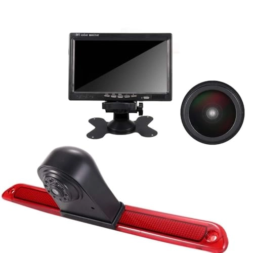 Rear View Mirror - 4.3 inch 800x480 + Brake Light Reversing Camera - Night vision 520 TV lines