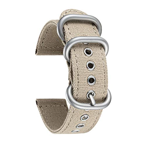 Watch Bands - 20mm 22mm Cotton Canvas