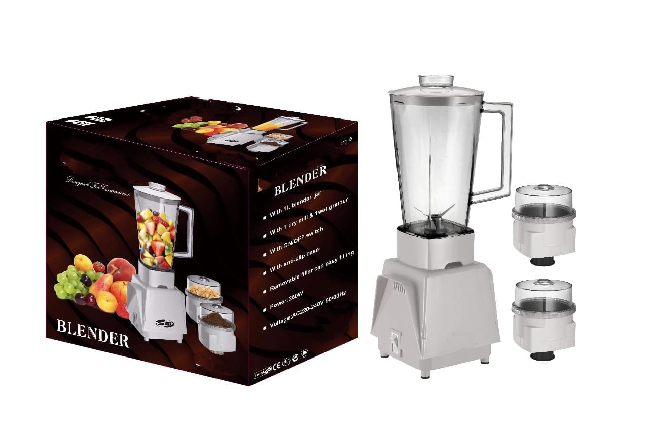 3 in 1 Blender Mixer Grinder - 250W