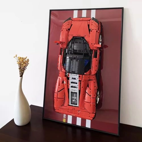 Figures Display Wall Mount - Acrylic for LEGO Ferrarri S-P-3 42143