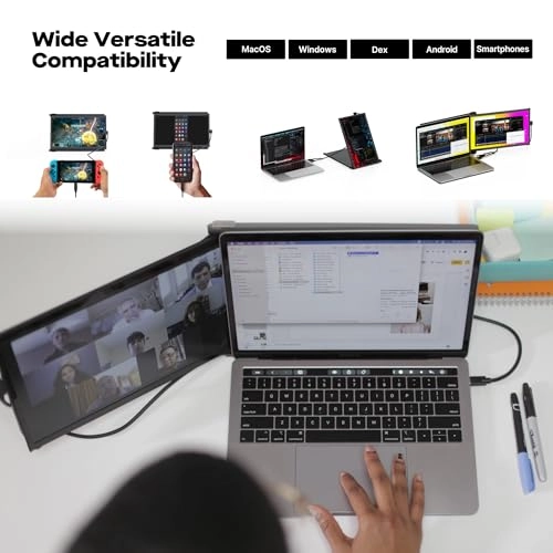 Duex Plus DS - 13.3" FHD 1080P USB Type-C/HDMI Plug and Play