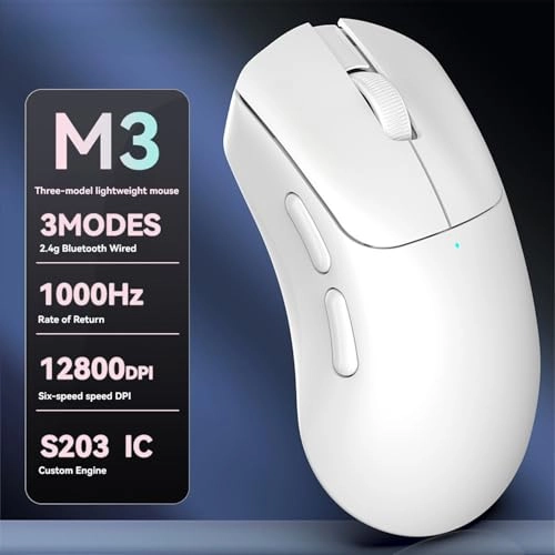 N5 Lightweight Gaming Mouse - Tri-mode (2.4G/BT/Wired)