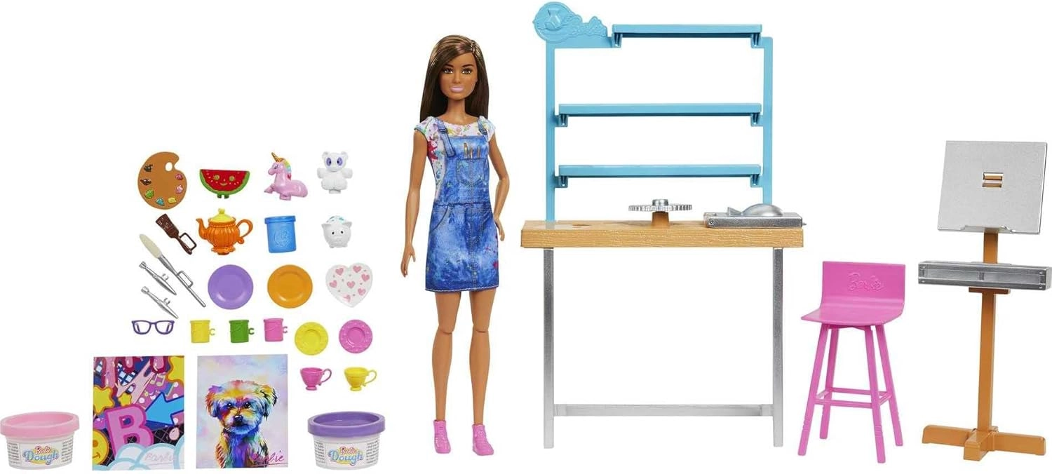 Barbie Relax and Create Art Studio - 25+ creation pieces