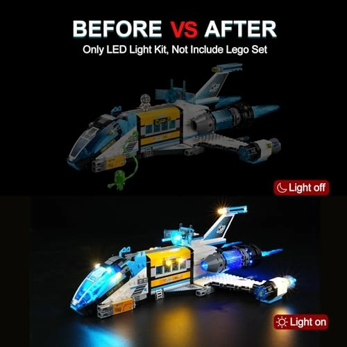 LED Light Kit for LEGO Dreamzzz Mr. Oz Space Bus 71460