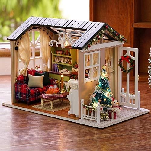 DIY Dollhouse - Romantic Miniature with Furniture