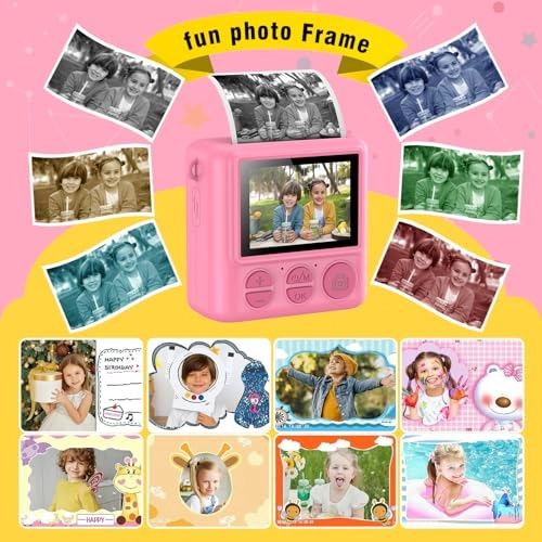 Z12 - Instant Print Camera 1080P Pink