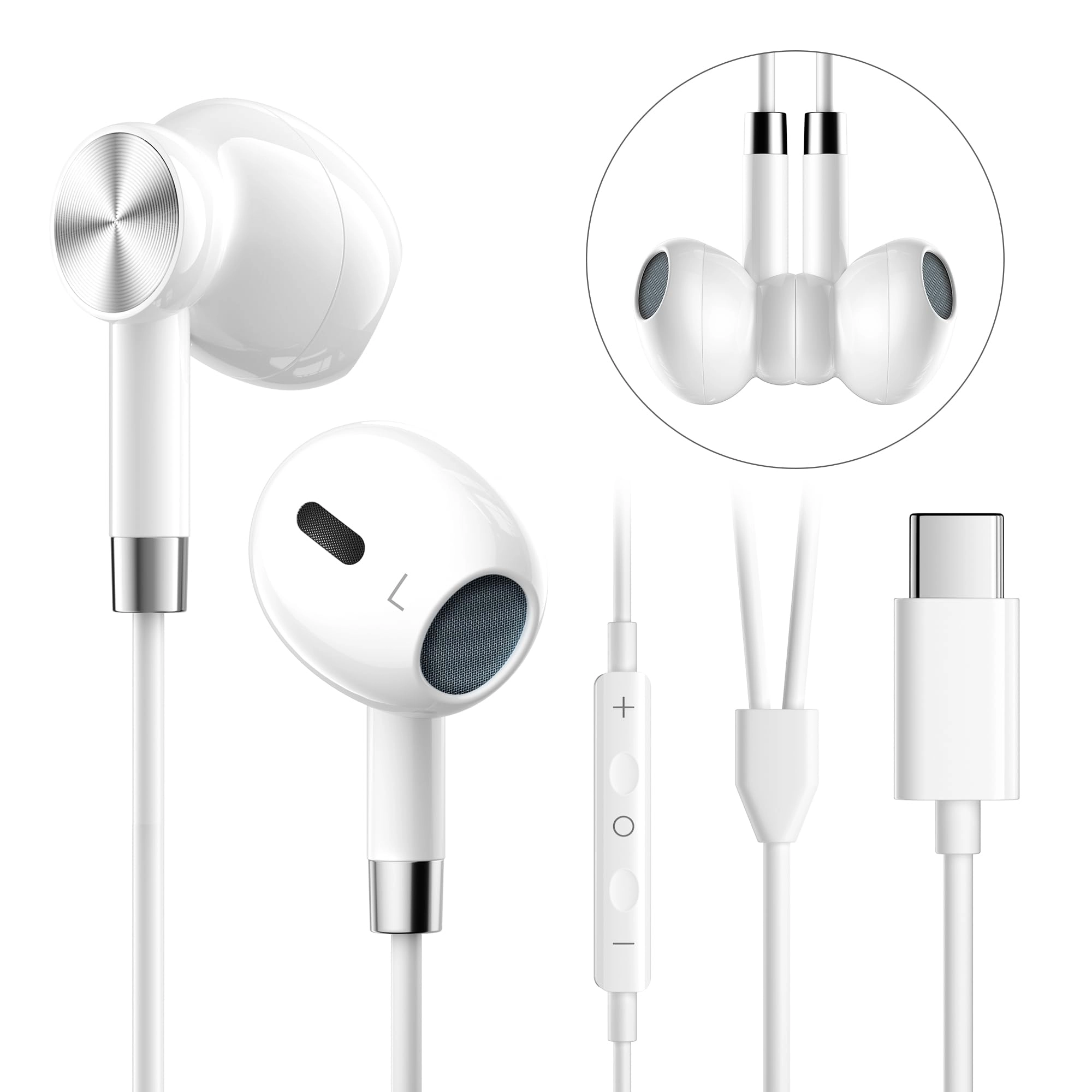 suohong USB-C Wired Earphone