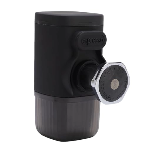 Small Portable Coffee Machine - 100 ml coffee capsules and ground coffee
