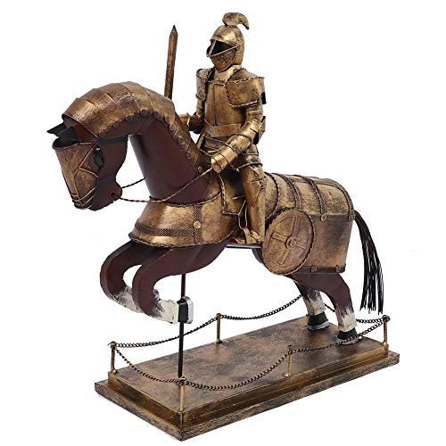Soldier with Horse Decor Model - Iron