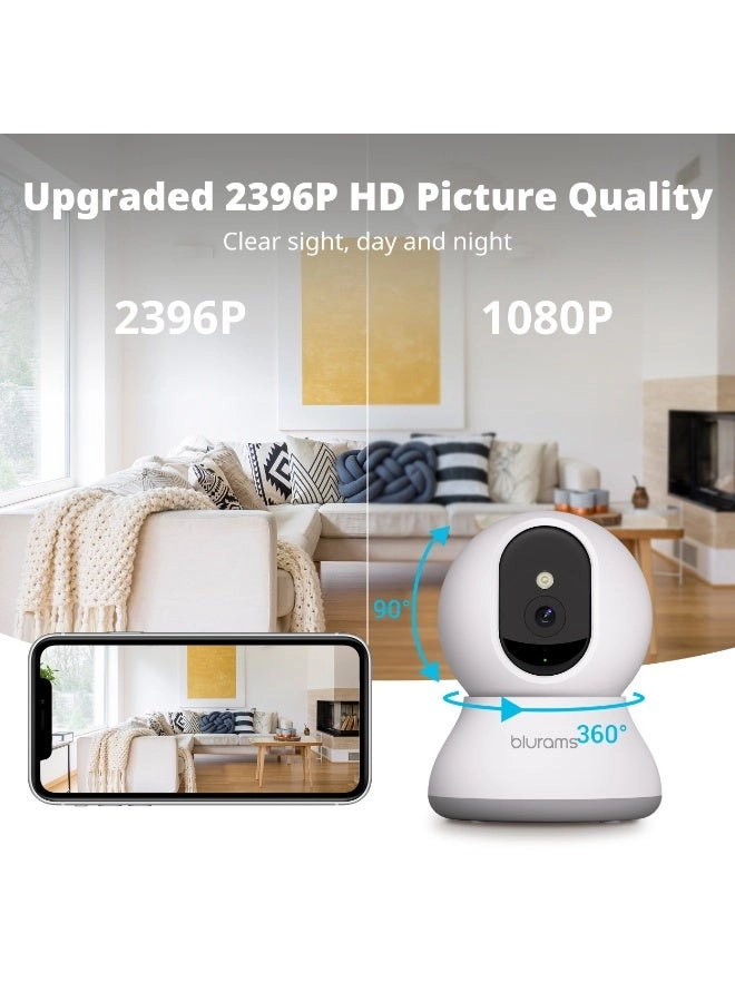 Blurams 1296P 360° Indoor Security Camera