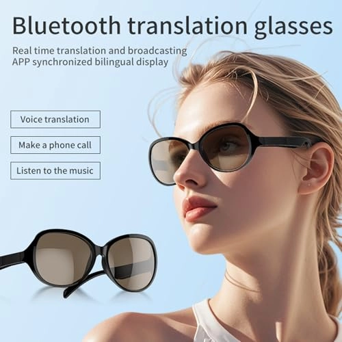 Bluetooth Smart Glasses - 144 Languages Bluetooth 5.3