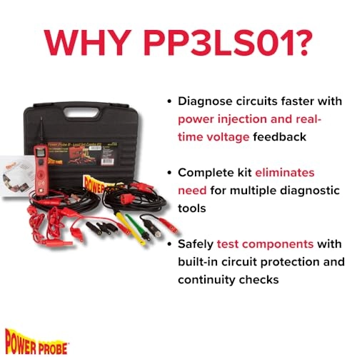 PP3LS01 - 24 Volts 4mm leads and connectors Continuity R